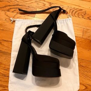 Versace MEDUSA AEVITAS PLATFORM PUMPS 36